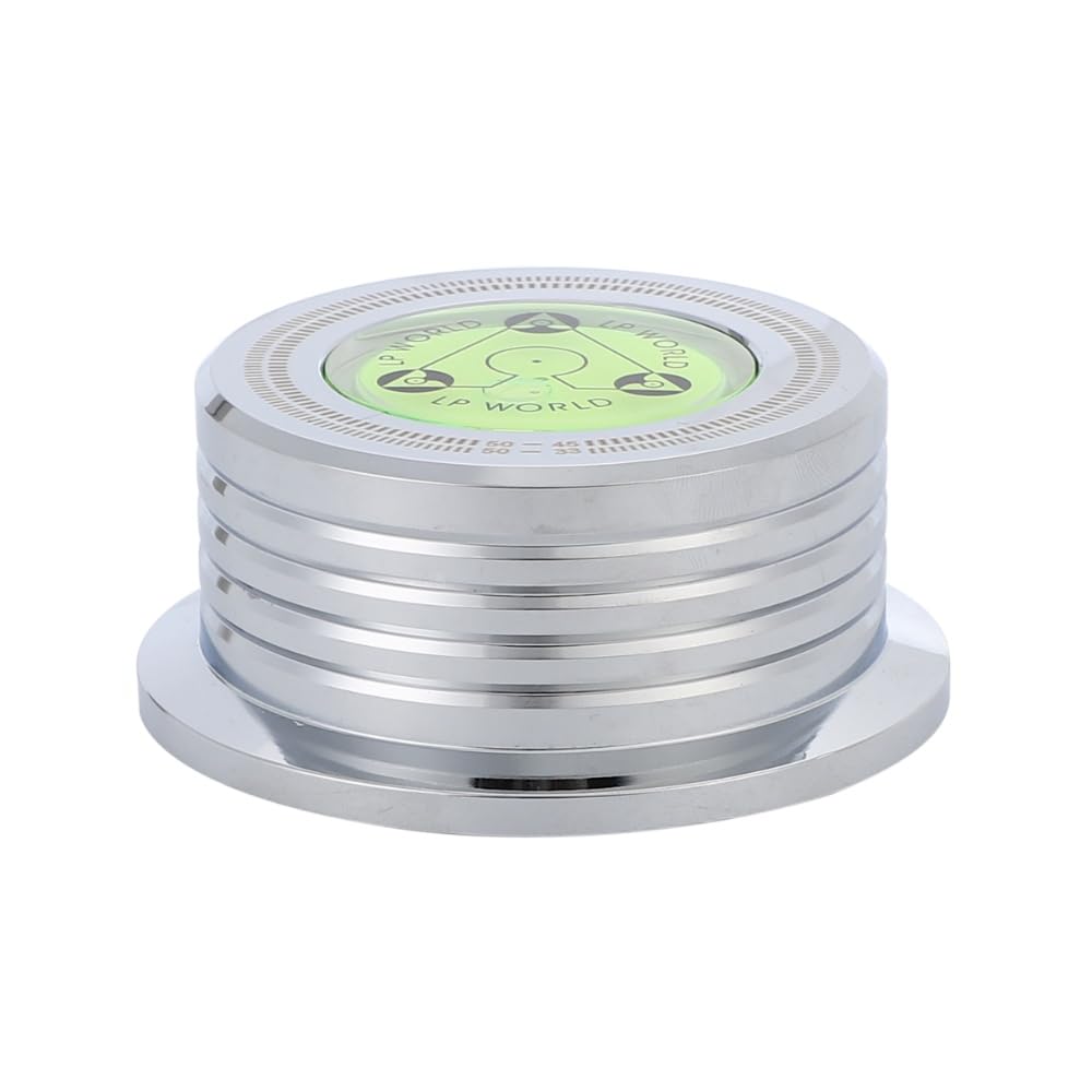 galliano Eden Record Stabilizer Player Turntable Clamp Aluminum Alloy Vibration Reduction LP Accessories High Precision Stability Weight Silver