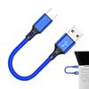25 см Портативный Ультракороткий USB Кабель Быстрой Зарядки Для Power Bank MP3 MP4 Камеры iPhone Xiaomi Oneplus Телефон Тип C MicroCord