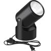 YC LED Spotlight, Outlet-Compatible, Tabletop, 12W, Ambient Lighting, Floor Light, Floor Stand Light, Stage Light, Indoor Use, Living Room, Floor