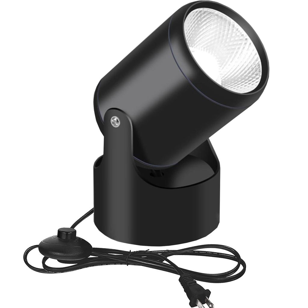 YC LED Spotlight, Outlet-Compatible, Tabletop, 12W, Ambient Lighting, Floor Light, Floor Stand Light, Stage Light, Indoor Use, Living Room, Floor