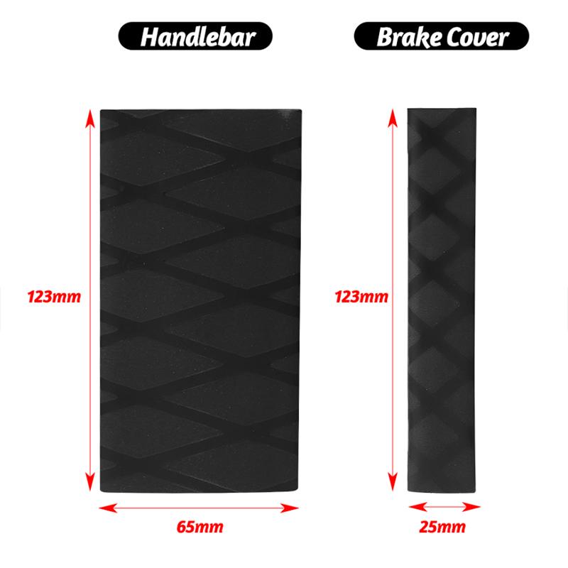 Термостойкая нескользящая резиновая ручка, перчатки, чехол на ручку мотоцикла, универсальная термоусадочная ручка, чехол на руль