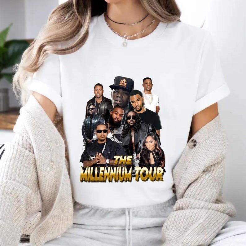 Millennium 2025 Tour Fan Gift Concert Tshirt The Millennium Tour 2025 TShirt Unisex T-Shirt