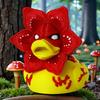Фигурка утки Коллекционная 3D-печатная Цветочная статуэтка утки Маленькое настольное украшение для дома Офиса Полки Стола Декор