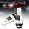 Shape Plug Attachment D2S Led Headlight D2R Led Bulb Genuine HID LED D2S Headlight Vehicle Inspection Compatible 6000K 12000lm 28000 Candela 12V 35W