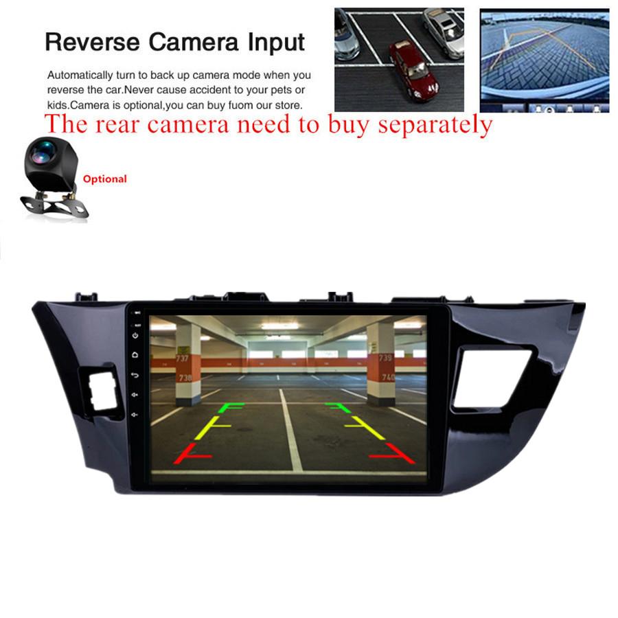 10.1" Автомагнитола Радио Плеер GPS Навигация WiFi 1+16GB OBD Для Toyota Corolla 14-16