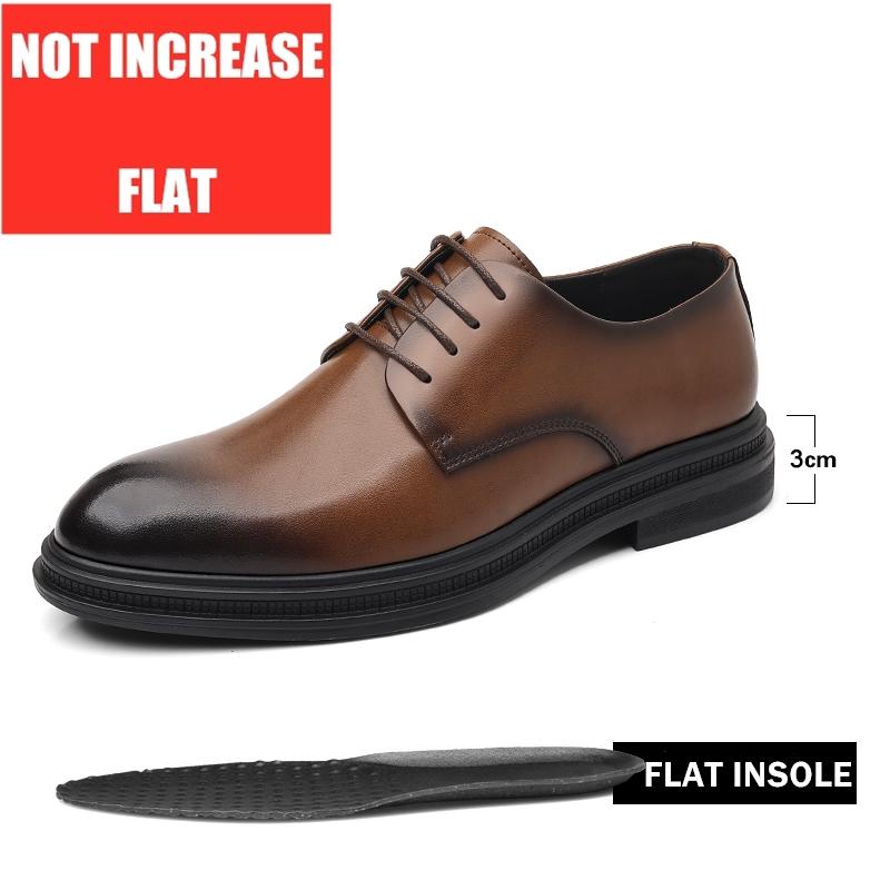 Hollow Out Elevator Shoes Men Dress Shoes 3/6/8 Cm Formal Shoes Spring/summer Classic Business Luxury Men Oxfords Lift Suit Shoe