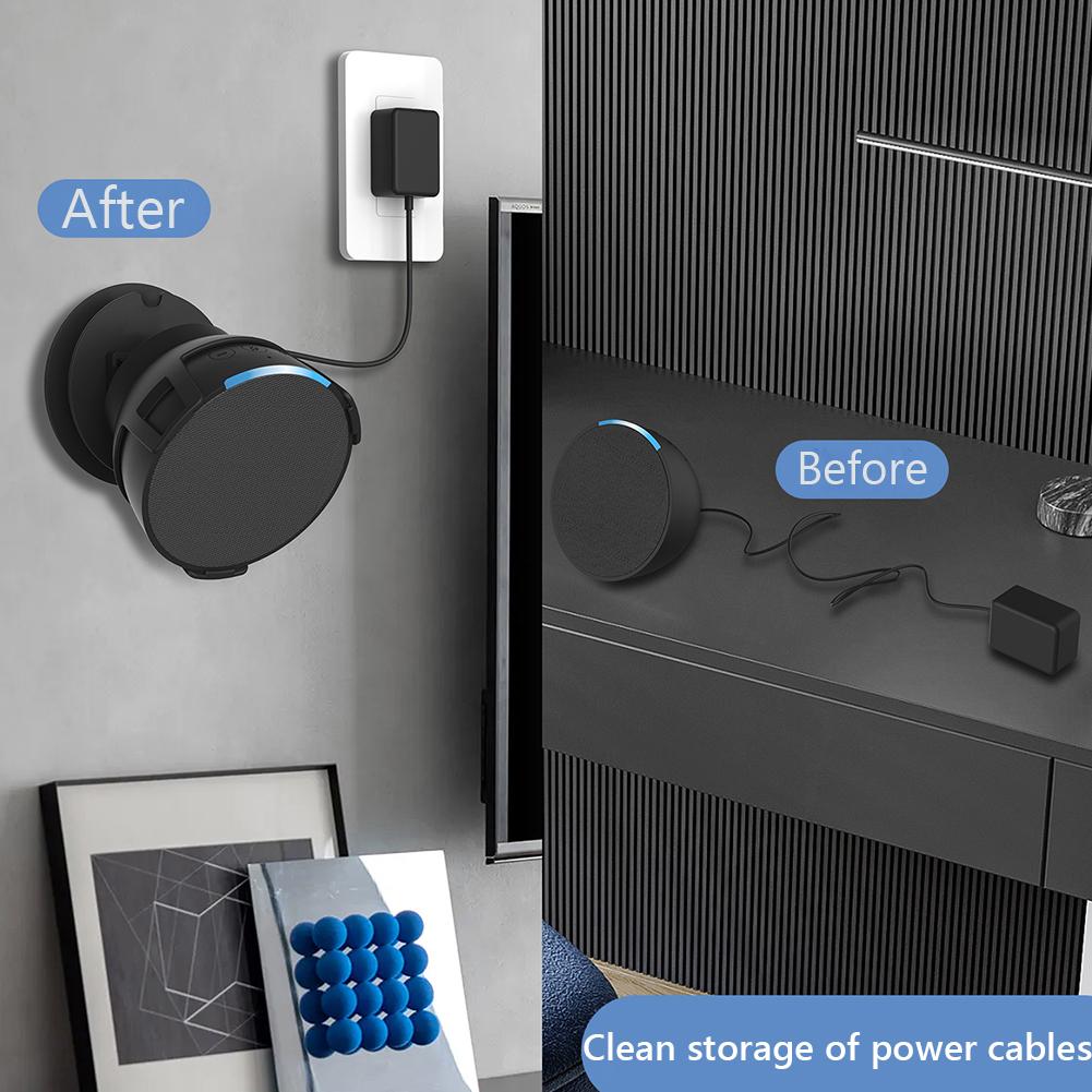 Для Amazon Echo POP Smart Speaker Holder настенная подставка регулируемая предотвращающая падение кронштейн для динамика экономящая пространство настенная полка
