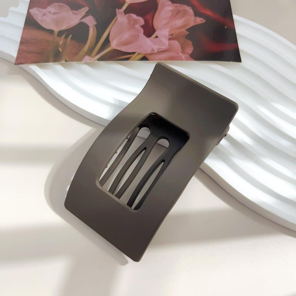 Большие французские плоские заколки для волос для женщин, девушек, матовые леопардовые прямоугольные зажимы-уточки, аксессуары для укладки густых и тонких волос, новые