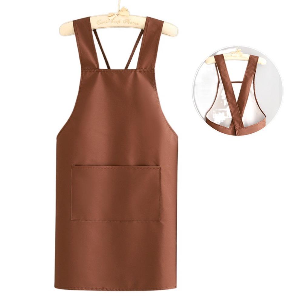 Waterproof Kitchen Cooking Apron Stain-proof Dishwashing Cleaning Apron Baking