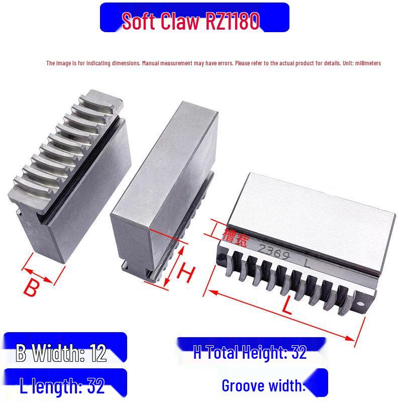 JunDingYing RZ11-80 Integral Soft Jaw