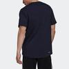 Adidas Aeroready Designed 2 Feelready Embroidered Logo Print Crew Neck T-Shirt Men Tops Legend-Ink-Blue H30255