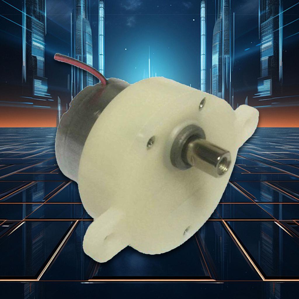 Редукторный двигатель 12 В, низкоскоростной, с высоким крутящим моментом, тихая работа для сценического освещения, витрин, для ежедневного использования