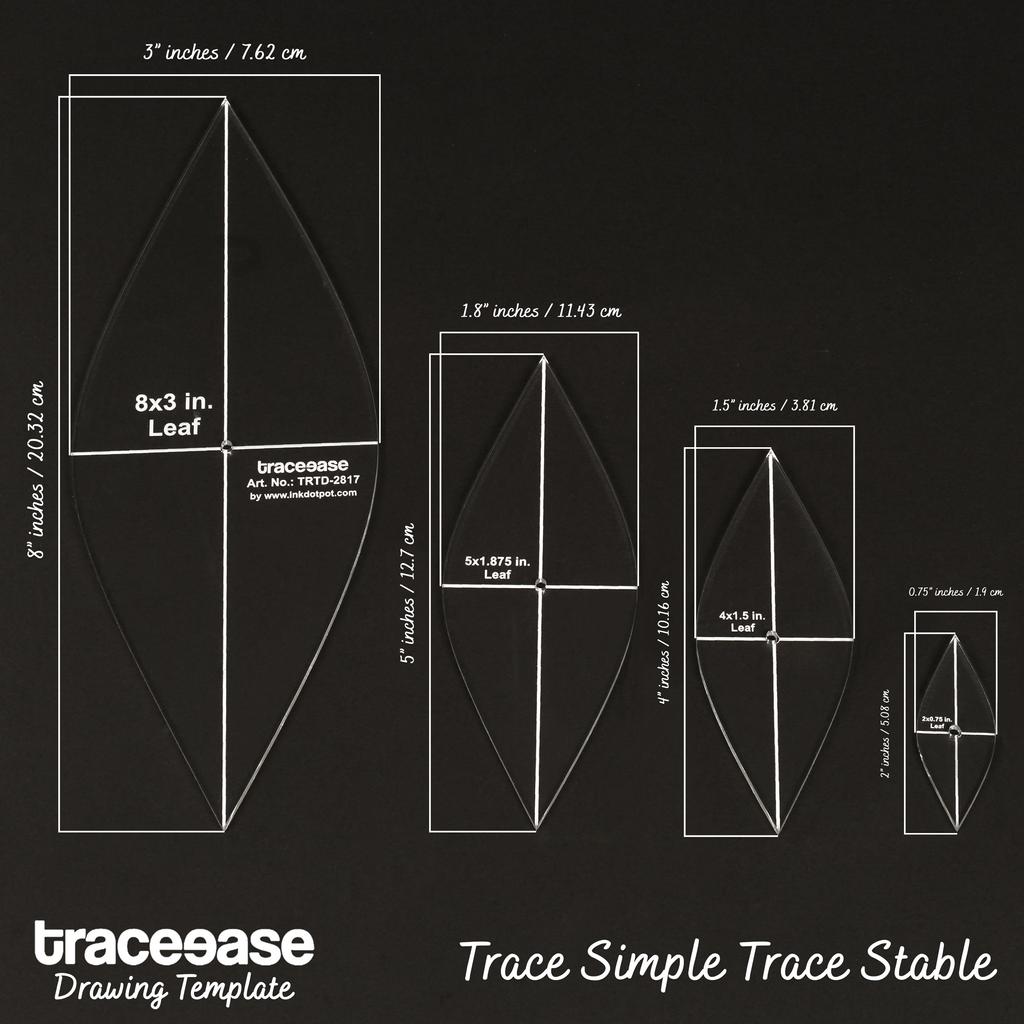 Traceease 4 шт. шаблон для аппликаций в форме листьев, лоскутное шитье своими руками, шаблоны для лоскутного шитья, толщина 1 8 дюймов