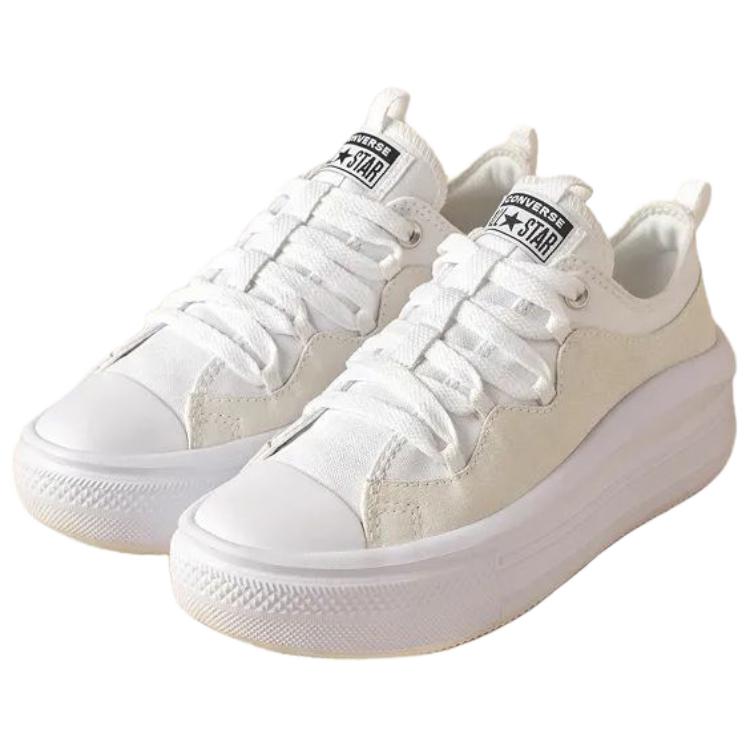 Converse Кроссовки All Star Move SE Cloud с толстой подошвой, 2-е поколение, удобные, легкие, низкие, повседневные, женские, классический белый A25042C