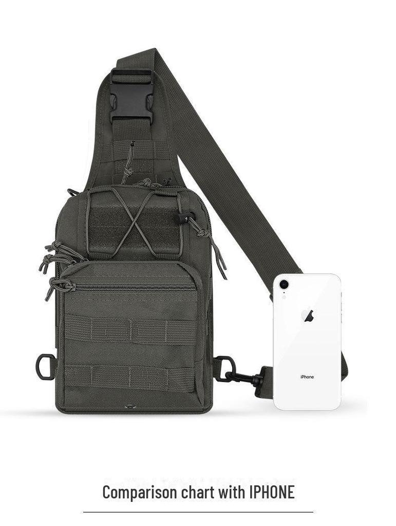 Многофункциональная камуфляжная тактическая сумка через плечо для езды на велосипеде и занятий спортом на открытом воздухе