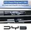 Для BYD Chazor seal 5 DM-i BYD King 2024 2025 Автомобиль Передний Значок Чернение Шильдик Наклейка Черная Модификация Стикер