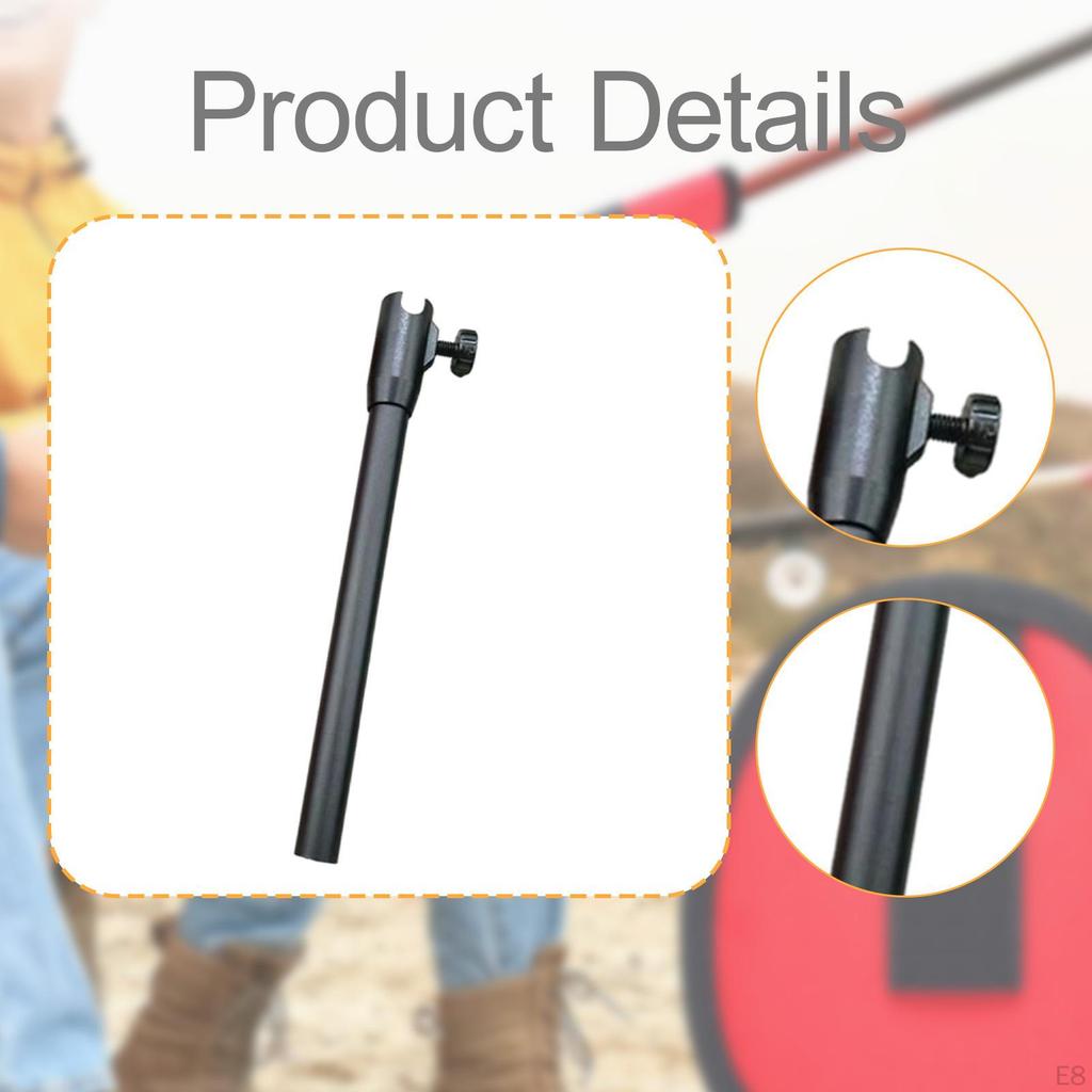 Кронштейн для подставки для приманок из алюминиевого сплава 19,5 см Опорная труба Приманки Удилище для прибрежного пляжа