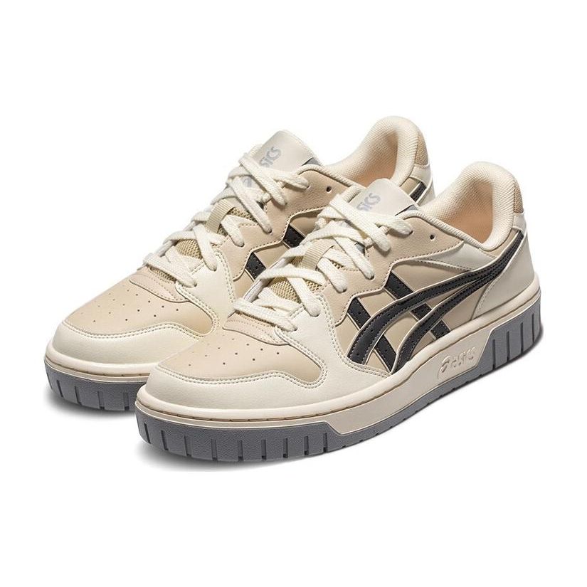 Asics Court Mz 2.0 Удобные Универсальные Низкие Кроссовки Унисекс Бежевый Коричневый Белый 1203A405-200