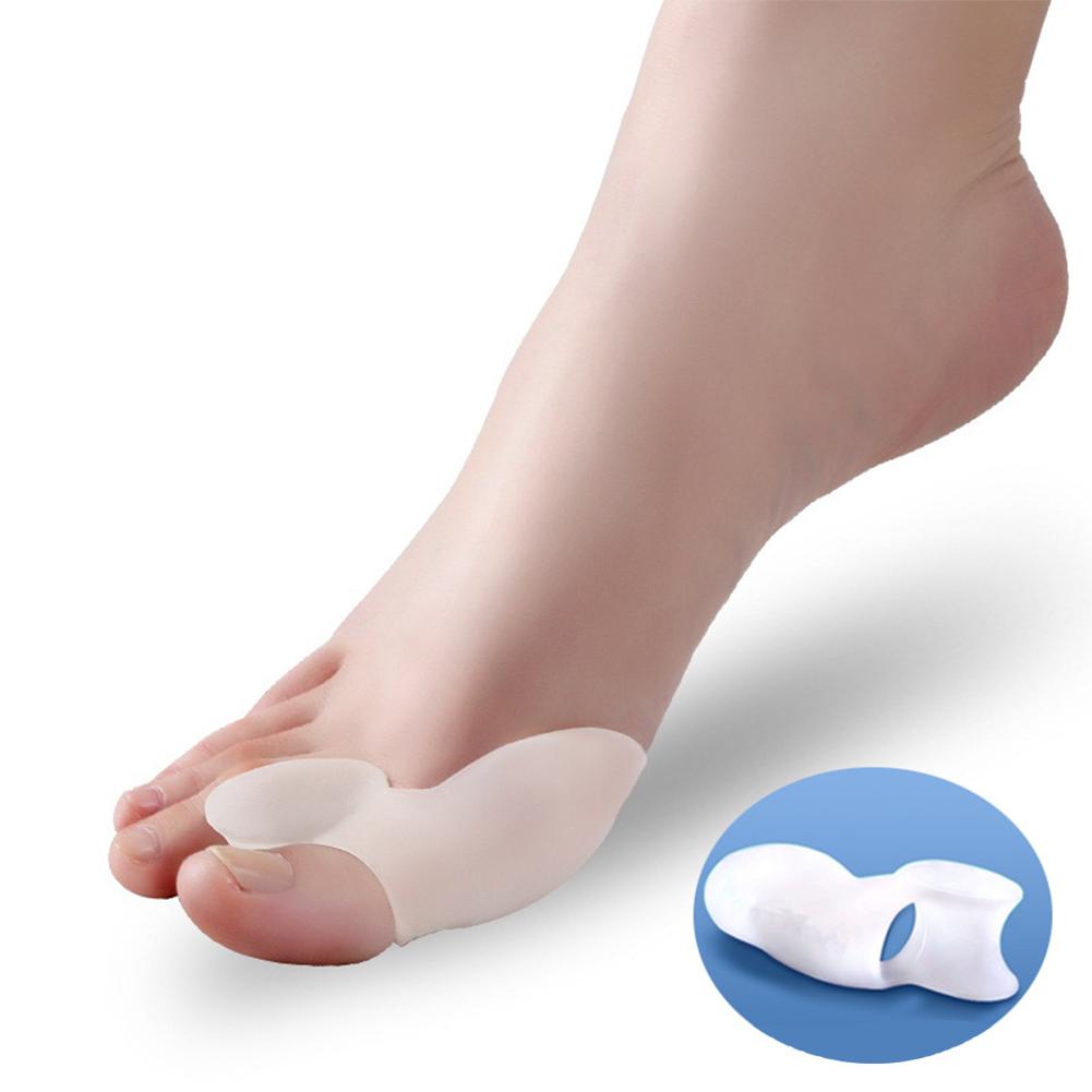 Hallux Valgus Guard Soft Silicone Corrector Separator Bunion Pain Protection Feet Straightener for Man Woman