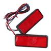 Pair of Universal Motorcycle LED Reflector Driving Rear Brake Tail Light