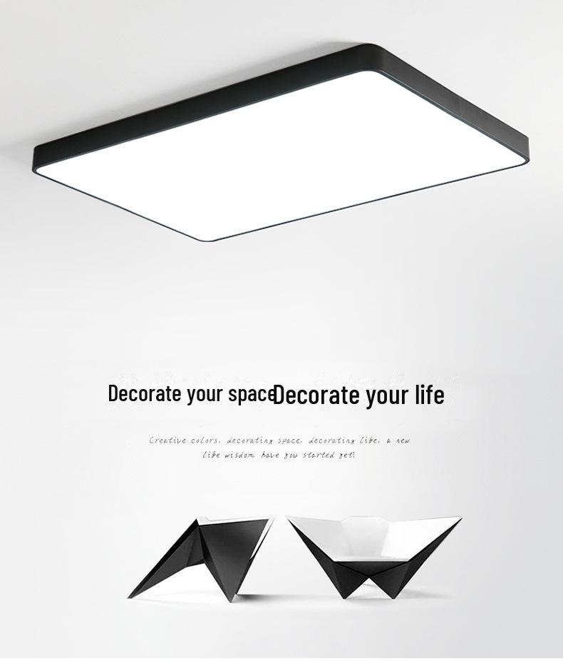 Современный прямоугольный светодиодный потолочный светильник - акриловый светильник для гостиной, спальни или балкона