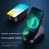WS New Three-in-one Wireless Charger Charging Treasure Mobile Power Folding Wireless Charging 15W Gift Logo