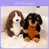 Plush Dog Realistic Toys Featuring Rottweiler And Basset Hound Styles Gift For