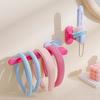 2Pcs Dopamine Toilet Paper Holder Retractable Necklace Bracelet Stand Kitchen Supplies
