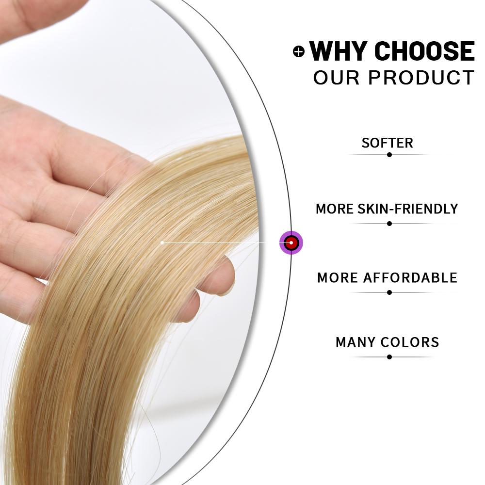 Блондинка, длинный прямой золотой синтетический парик с челкой для черно-белых женщин, термостойкое волокно, повседневные волосы, парики для косплея