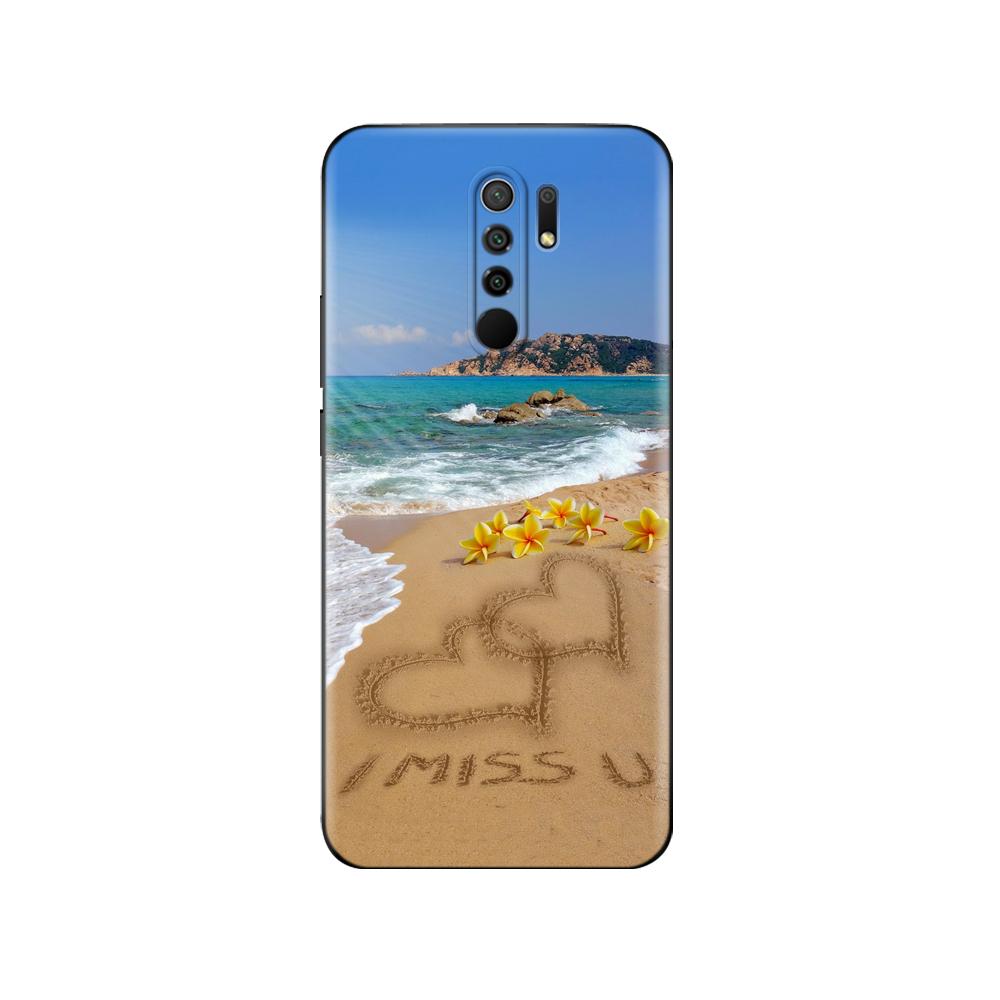 Чехол для xiaomi redmi 9, мягкий силиконовый чехол для задней панели, чехол для телефона redmi 9, чехол 6,53 дюйма, чехол etui, бампер, черный чехол из ТПУ