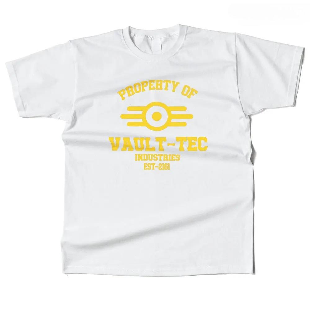 26 summer Unisexs Vault Tec Pattern Tshirt for both Unisex and Women street casual style trendy and fashionable Tshirt