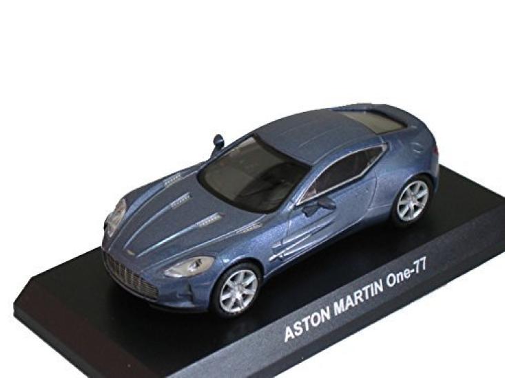 Kyosho Aston Martin Mini Car Collection 100th Anniversary Circle K Thanks Blue Gray Single Item 1/64 One-77