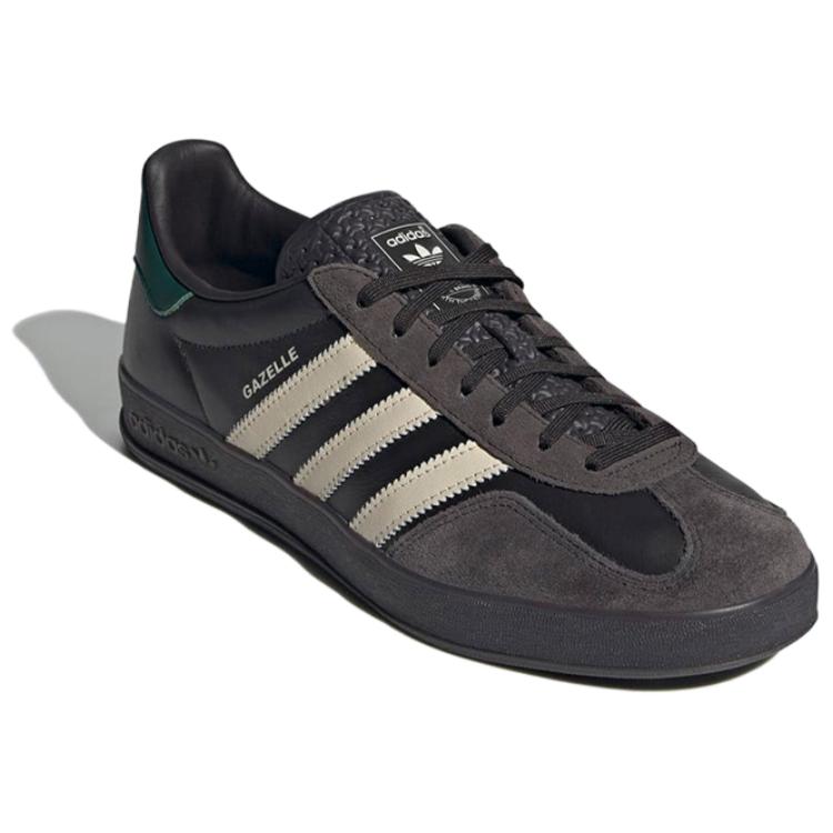adidas Gazelle Indoor Кожаный 'Черный Коричневый Зеленый' IH0374