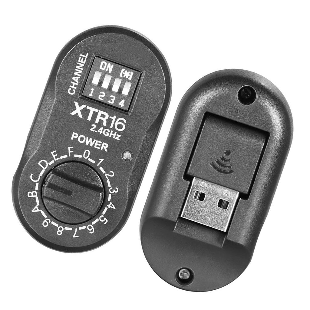 XTR 16 2.4G Wireless X system Remote Control Flash Receiver for X1C X1N XT 16 Transmitter Trigger Wistro AD360 DE QT DP