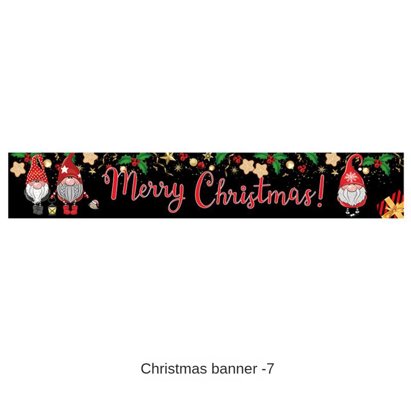 Рождественская гирлянда с баннером Веселое рождественское украшение для дома Навидад Ноэль 2024 Рождественские украшения Рождественский декор Новый год 2025