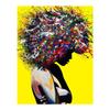 Black Woman Graffiti Art Posters and Prints African Woman Wall Art Pictures Pop Art Canvas Paintings For Living Room