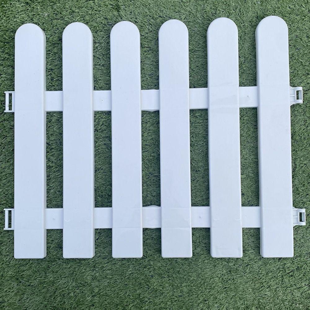 2 шт. Пластиковый садовый забор, практичный защитный поручень, дверной барьер, дворовый забор, овощной