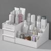 Large Plastic Drawer Cosmetic & Skincare Organizer for Desk