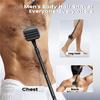 Men Back Shaver Adjustable Long Handle Bath Shower Back Hair Trimmer Ergonomic Manual Wet Dry Body Hair Remover Tools