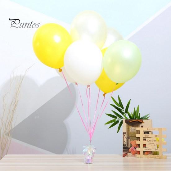 6 шт. грузила для воздушных шаров, анти-плавающие воздушные шары, гравитационные блоки, фольгированные, в бумажной упаковке, долговечные, многоразовые, изысканные, для свадебной вечеринки, выпускного вечера, фиксация воздушных шаров