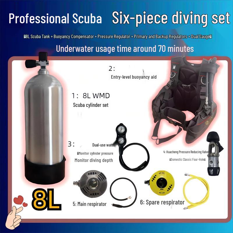 Scuba Diving Oxygen Tank & Emergency Gear