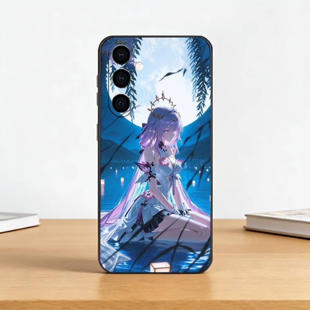 Чехол для телефона Honkai Castorice S-Star Rail для Samsung Galaxy A73,A72,A71,A70,A53,A52,A51,Других Мягкий Черный Чехол