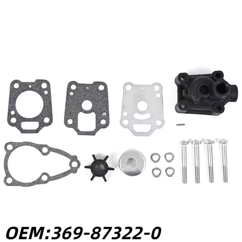 For TOHATSU 4/5HP Outboard Motor Replacement Water Pump Impeller Repair Kit Part Number 369-87322-0