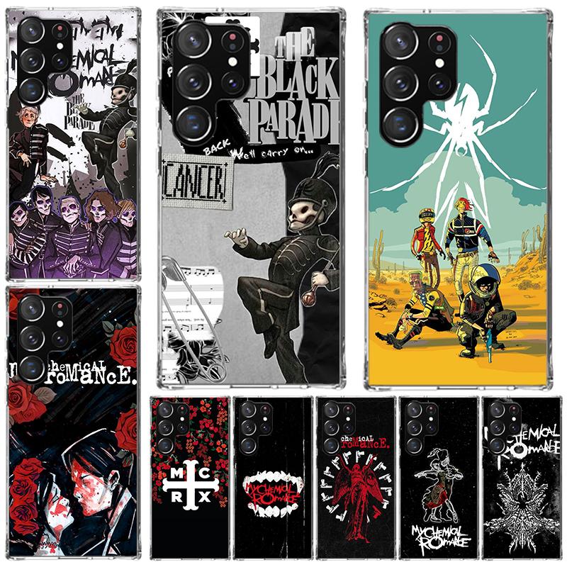 My Chemical Romance MCR For Samsung Galaxy S25 S24 S23 S22 Ultra Phone Case S21 Plus S20 FE S10 + S25Edge Fundas Cover Coque