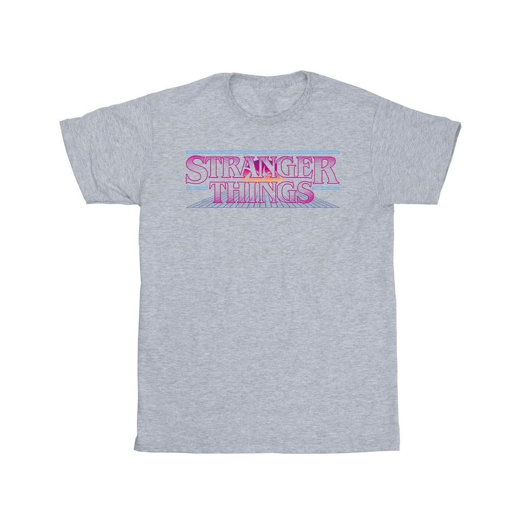 Netflix Mens Stranger Things Retro Title T-Shirt