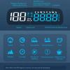 Обновления Автомобильный OBD2 HUD Проекционный дисплей с Автоматической Регулировкой Яркости для Безопасных Ежедневных Поездок и Ночной Езды