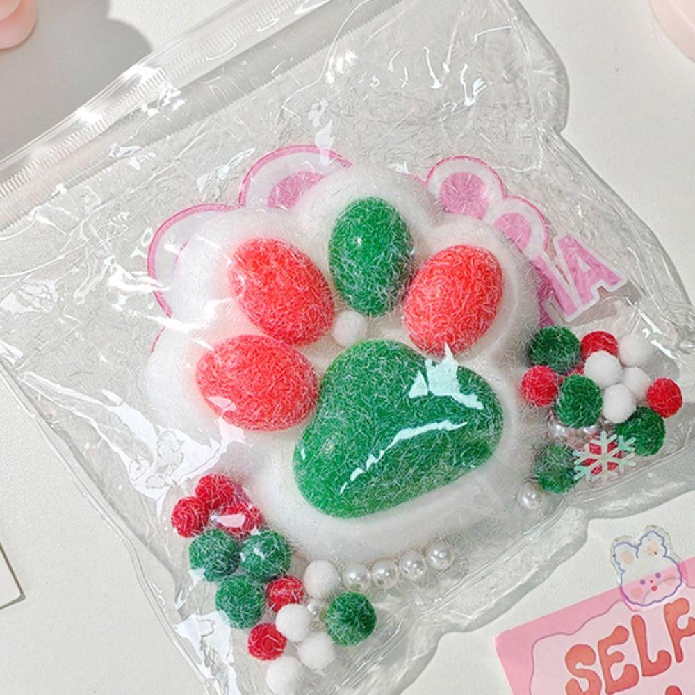 Супер Большяя Мультяшная Игрушка Кошачья Лапа Игрушка-Зажим Кошачья Лапа Медленного Восстановления Рождественский Подарок