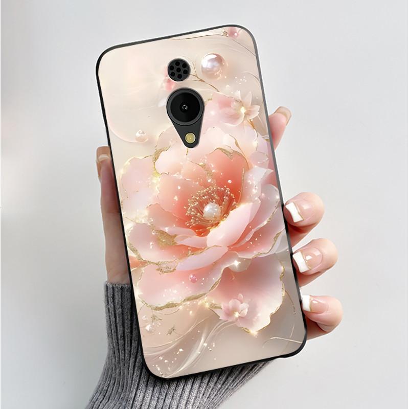 Печатный чехол для телефона Nokia 150 2G 2023 C2 C10 C20 Funda Coque Мягкий силикон Черный корпус Чехол Милый Цветок Мультяшный Корпус Capa