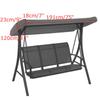 Replacement Sun Shade Porch Patio Swing Canopy Seat  Top Cover Sunshade Guard Swing Chair Covers