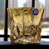 Золотистые хрустальные бокалы для виски в европейском стиле, роскошная домашняя винная посуда, блестящая пивная кружка XO Chivas, коньяк, бренди, снифтеры